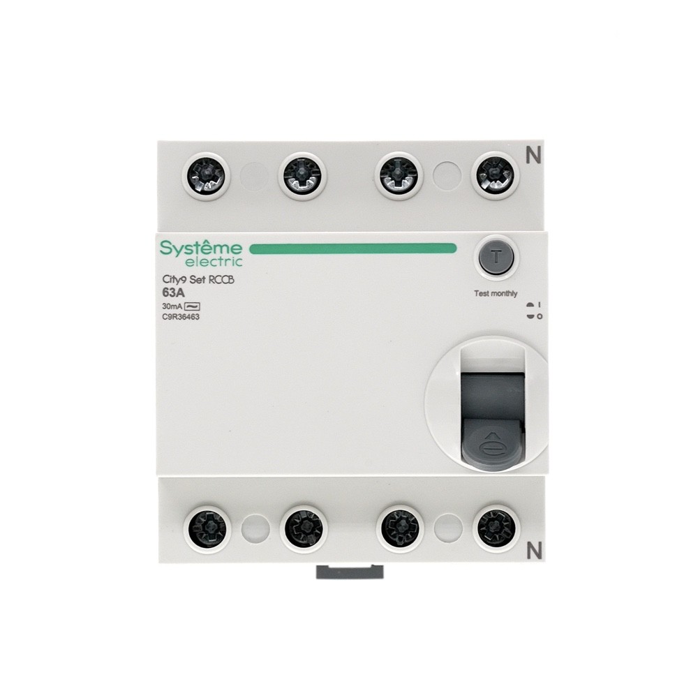 City9 Set ВДТ 63А 4P 30мА Тип-AC 400В