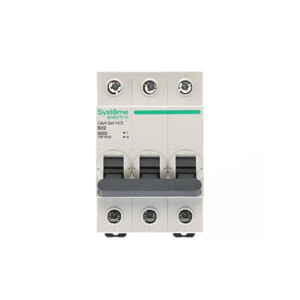 City9 Set Автоматический выключатель (АВ) B 32А 3P 6kA 400В