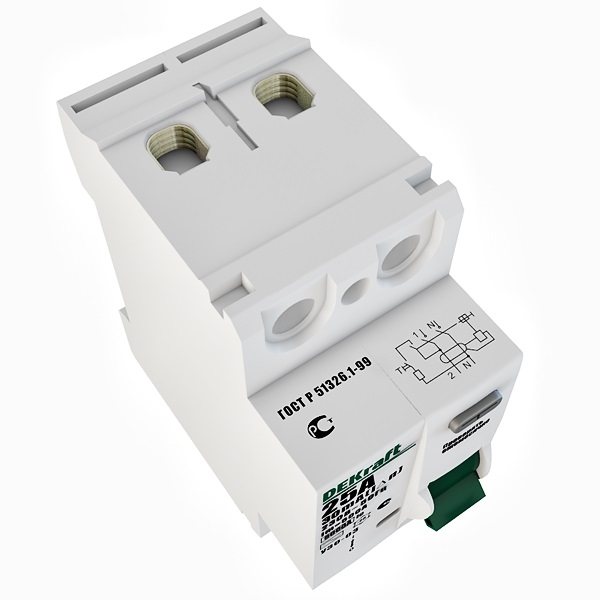 ВДТ 2P 25А 30мА тип AC УЗО-03 6кА