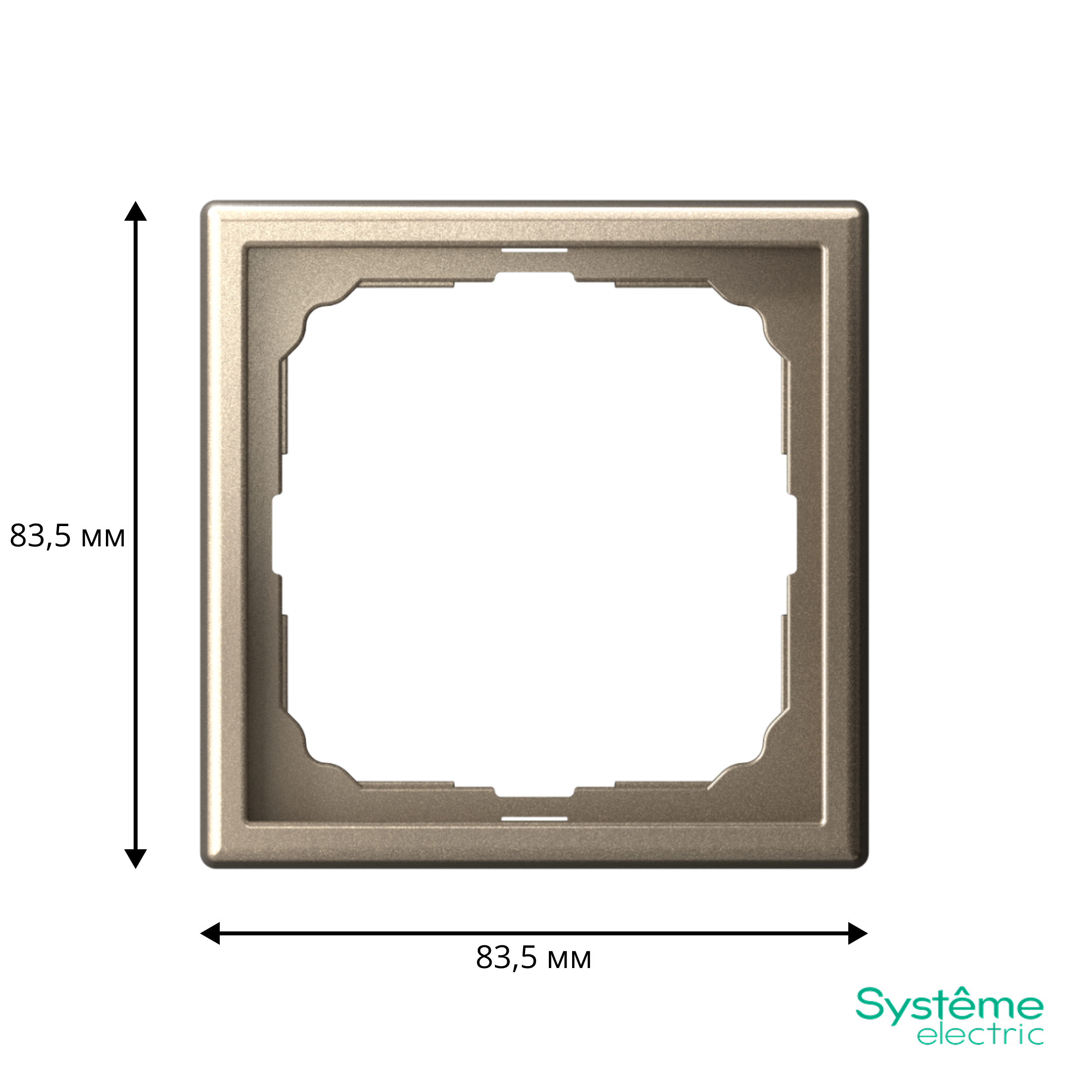ARTGALLERY 1-постовая РАМКА, ШАМПАНЬ