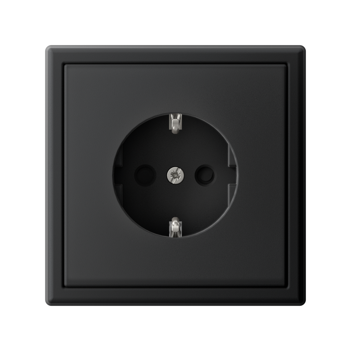 ARTGALLERY РОЗЕТКА с заземлением со шторками, 16А, механизм, быстрозажим. клем., КАРБОН