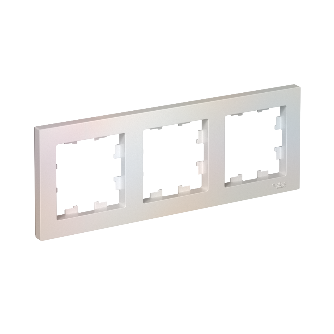 ATLASDESIGN 3-постовая РАМКА, универсальная, ЖЕМЧУГ