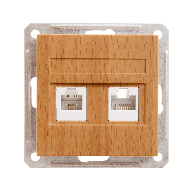 РОЗЕТКА ИНФ. В59 СУ Б.Р К.5Е 2 Я.БУК