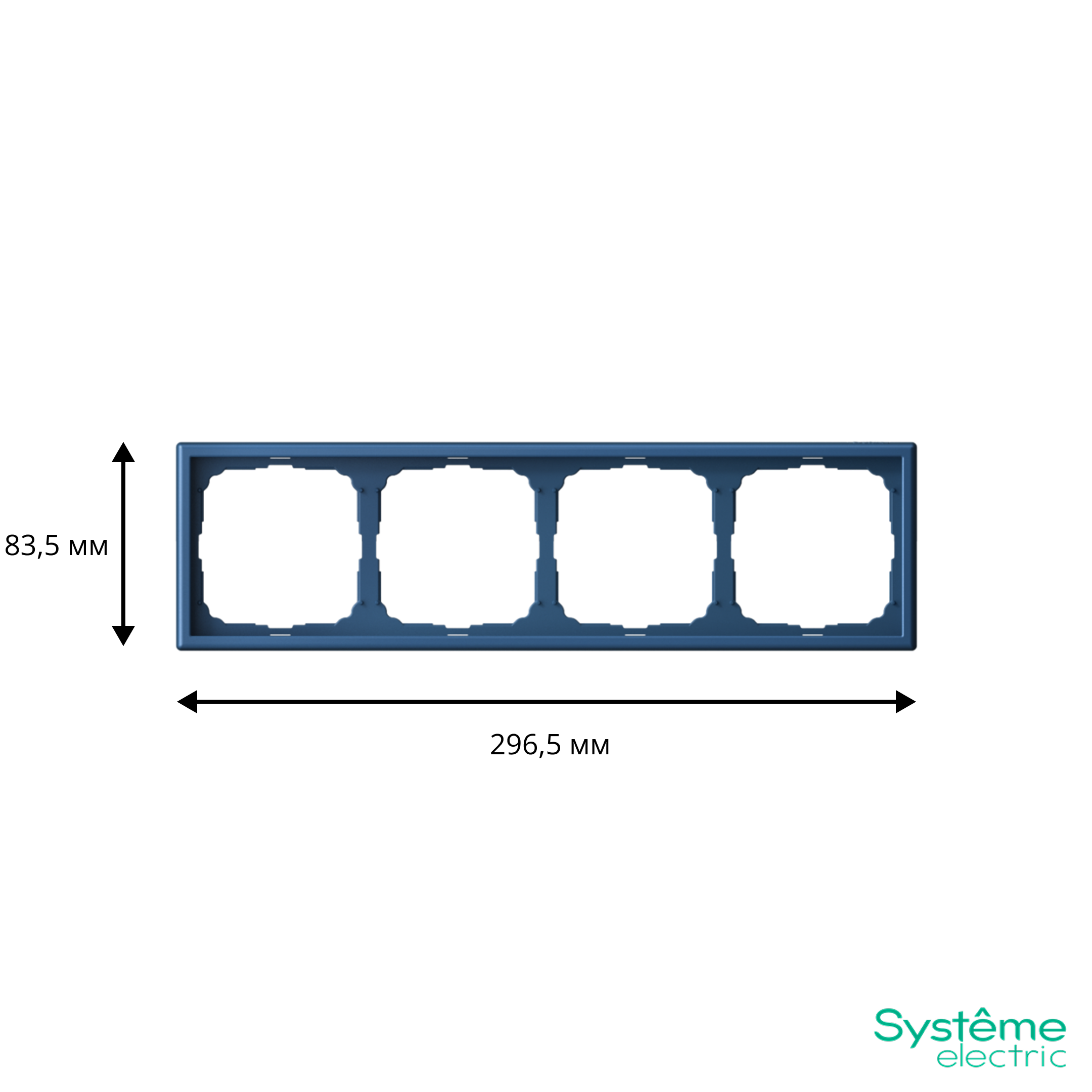 ARTGALLERY 4-постовая РАМКА, универсальная, АКВАМАРИН